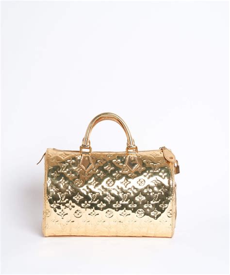 lv speedy mirror|LOUIS VUITTON GOLD MIRROR SPEEDY 30 SP1016.